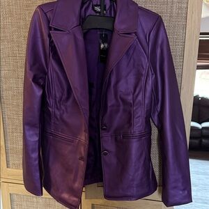 bebe Deep Purple Women's Blazer